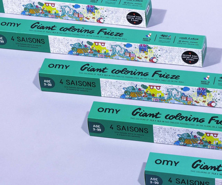 Kolorowanka w rolce 4 pory roku OMY