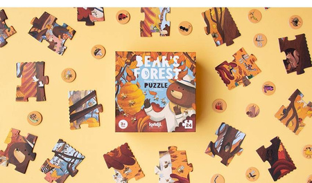 Puzzle z grą obserwacyjną Bear's Forest Londji