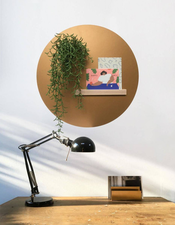 Naklejka magnetyczna miedziana Ø60 Groovy Magnets