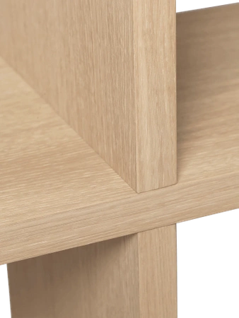 Regał Kona 2x2 dąb naturalny ferm LIVING