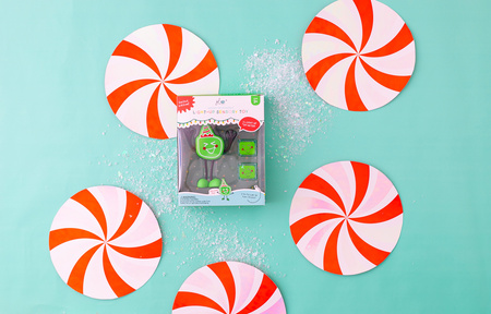 Glo Pals, Postać do kąpieli edycja świąteczna - zestaw z dwiema kostkami sensorycznymi świecącymi w wodzie