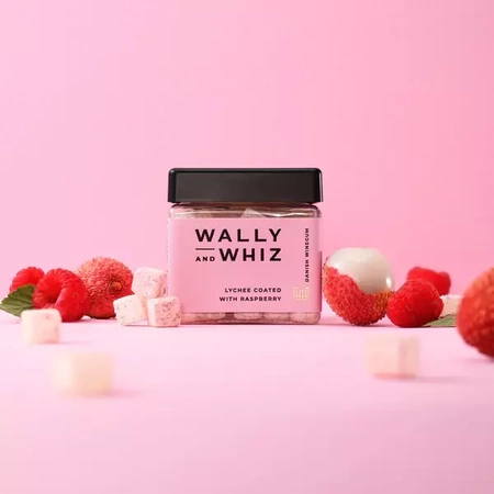 Żelki lychee with raspberry WALLY AND WHIZ