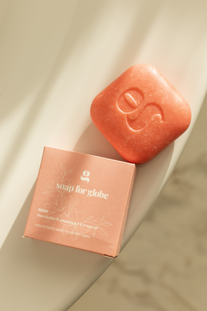 Naturalne mydło w kostce ~ RÓŻA Soap for globe