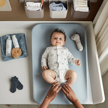 LEANDER - mata do przewijania MATTY™, niebieski