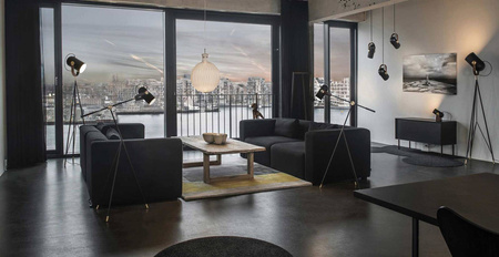 Lampa podłogowa Carronade czarna Le Klint