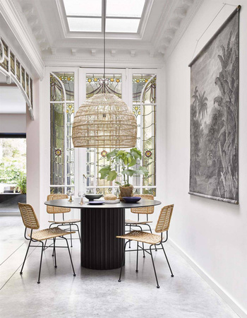 Stół jadalniany Pillar czarny HK Living