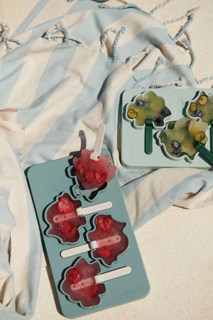 Foremki do lodów wielokrotnego użytku dino peppermint Liewood