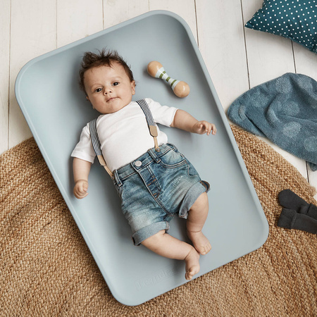 LEANDER - mata do przewijania MATTY™, niebieski