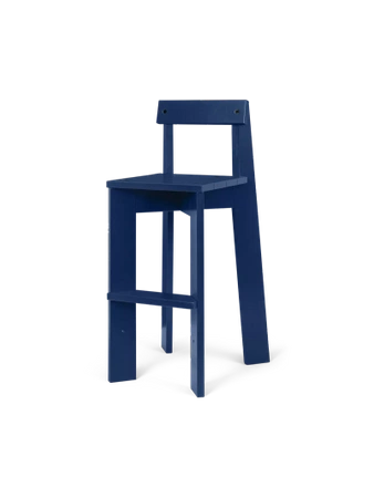 Krzesło dziecięce wysokie Ark niebieski ferm LIVING