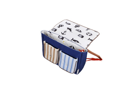 Tornister jane beige + ned blue Sticky Lemon