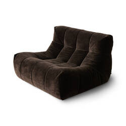 Fotel wypoczynkowy Lazy ROYAL VELVET ESPRESSO HK Living