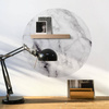 Naklejka magnetyczna okrągła marmur biały Ø60cm Groovy Magnets