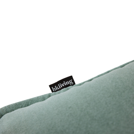 Fotel chromowany miętowy HK Living