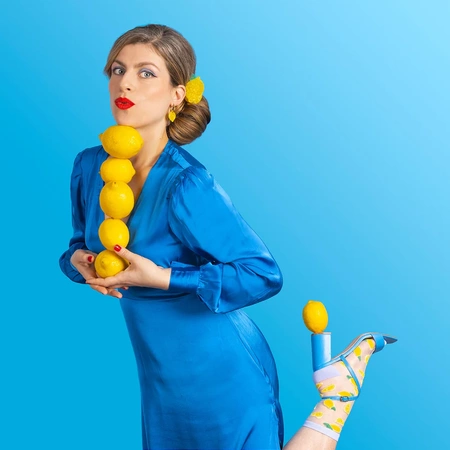 Klamra do włosów cytryna - Coucou Suzette