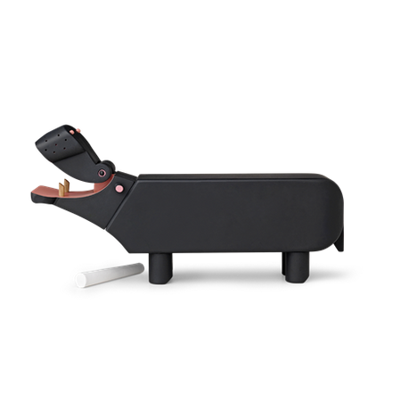 Hipopotam drewniany czarny Kay Bojesen