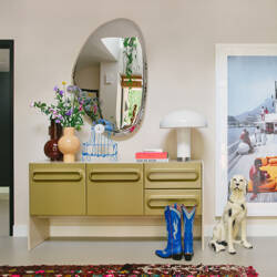 Komoda Space zielony/kremowa HK Living