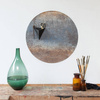 Naklejka magnetyczna okrągła Ferro steel blue Ø60cm Groovy Magnets