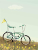 Plakat Bike with a flag 15x20 ViSSEVASSE