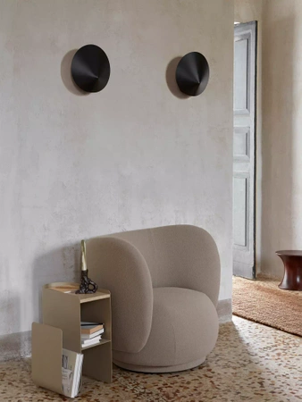 Lampa ścienna kinkiet Arum czarny ferm LIVING