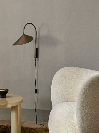 Lampa ścienna kinkiet Arum bronze ferm LIVING