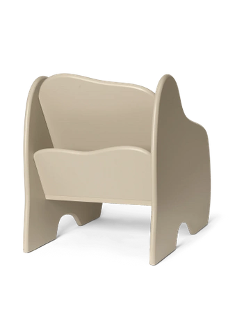 Fotel Slope kaszmirowy ferm LIVING