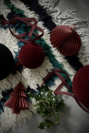 Bombka Velvet Tone red Nordstjerne