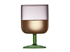 Kieliszki do wina Torino 300 ml 2 sztuki różowo/zielone Lyngby Glas