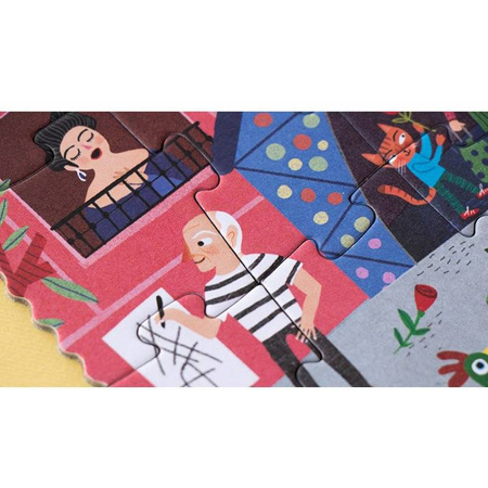 Dwustronne puzzle dla dzieci, Barcelona - Dzień i Noc Londji