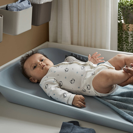 LEANDER - mata do przewijania MATTY™, niebieski