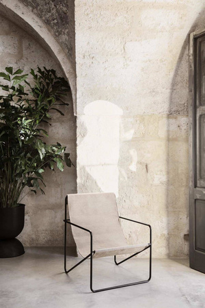 Krzesło Desert kaszmirowa rama cashmere ferm LIVING