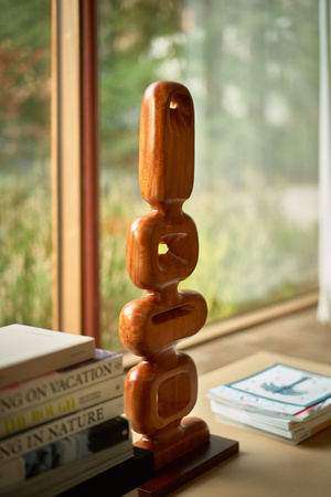 Dekoracja drewniana rzeźba HK living