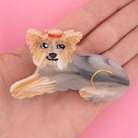 Klamra do włosów pies York - Coucou Suzette