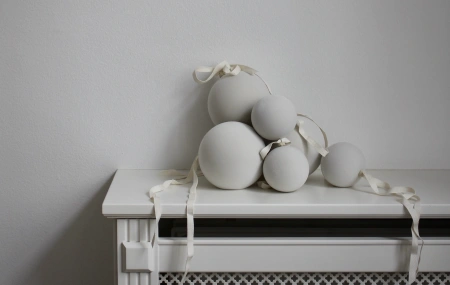 Bombka Velvet Tone creme Nordstjerne