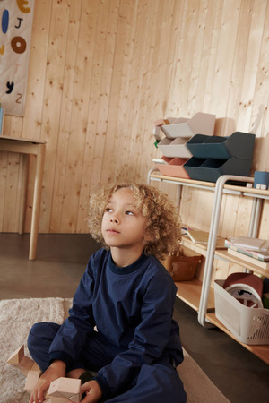 Kosz plastikowy MAKEEVA golden carmel Liewood