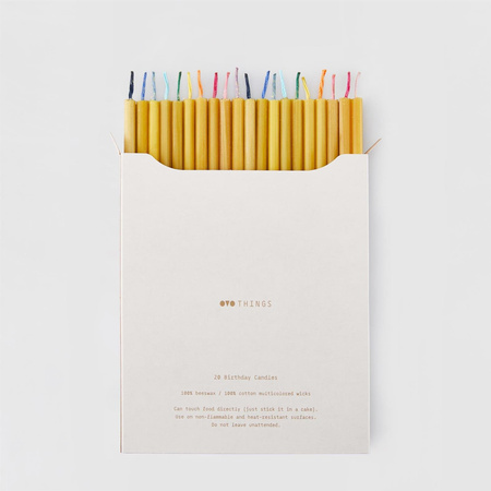 Świeczki z wosku pszczelego 20 sztuk OVO Things