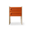 Szafka nocna Space pomarańczowy/kremowa HK Living