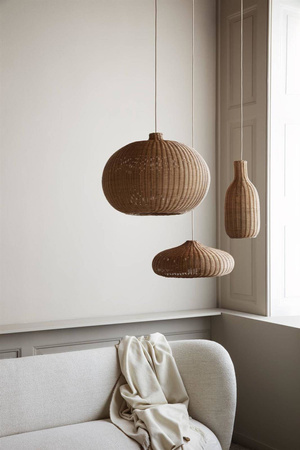 Lampa wisząca rattanowa Belly ferm LIVING