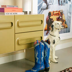 Komoda Space zielony/kremowa HK Living