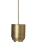Lampa wisząca Socket Pendant Bell brass ferm LIVING