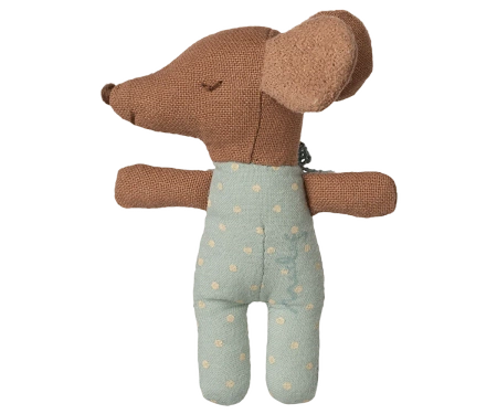 Myszka Sleepy Wakey Baby w pudełku zapałek Blue Maileg