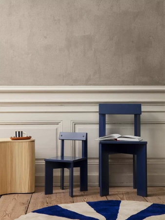 Krzesło dziecięce Ark niebieskie ferm LIVING