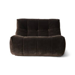 Fotel wypoczynkowy Lazy ROYAL VELVET ESPRESSO HK Living