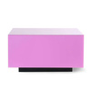 Lustrzany stolik blokowy różowy L HK living