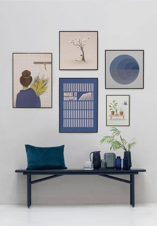 Plakat THE GIRL WITH THE BOUQUET 50x70 ViSSEVASSE