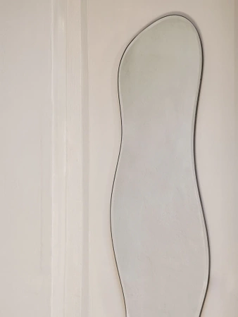 Lustro Pond duże brass ferm LIVING