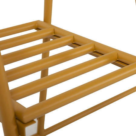 Wieszak na ubrania z zestawem haczyków pomarańczowy Hk living