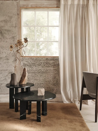 Stolik kawowy Taula czarny ferm LIVING