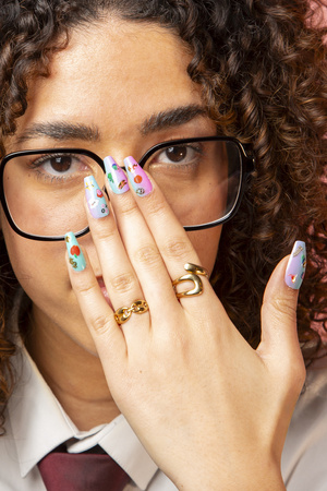 NAKLEJKI NA PAZNOKCIE NYC - 120 SZTUK OMY