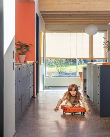 MODU - block base - sensoryczny blok piankowy, pomarańczowy