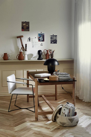 Fotel Vasai czarny Nordal